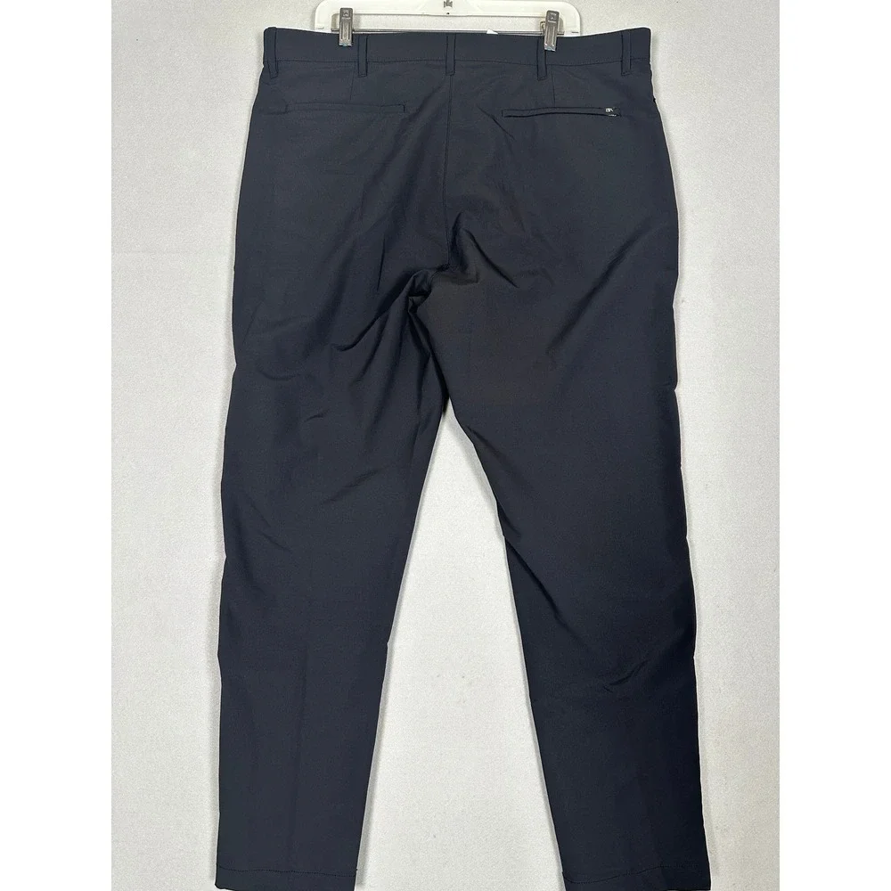 NEW Banana Republic Pants Mens 40X30 Black Performance Chino Flat Front Pockets